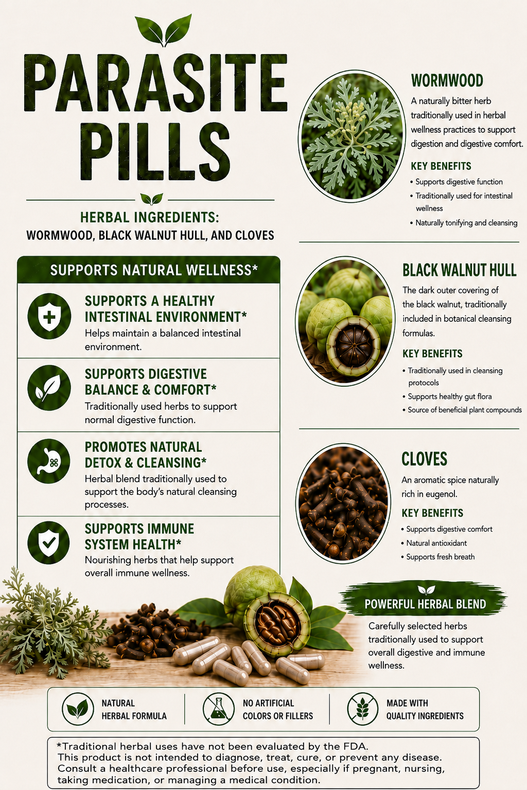 Parasite Detox Pills
