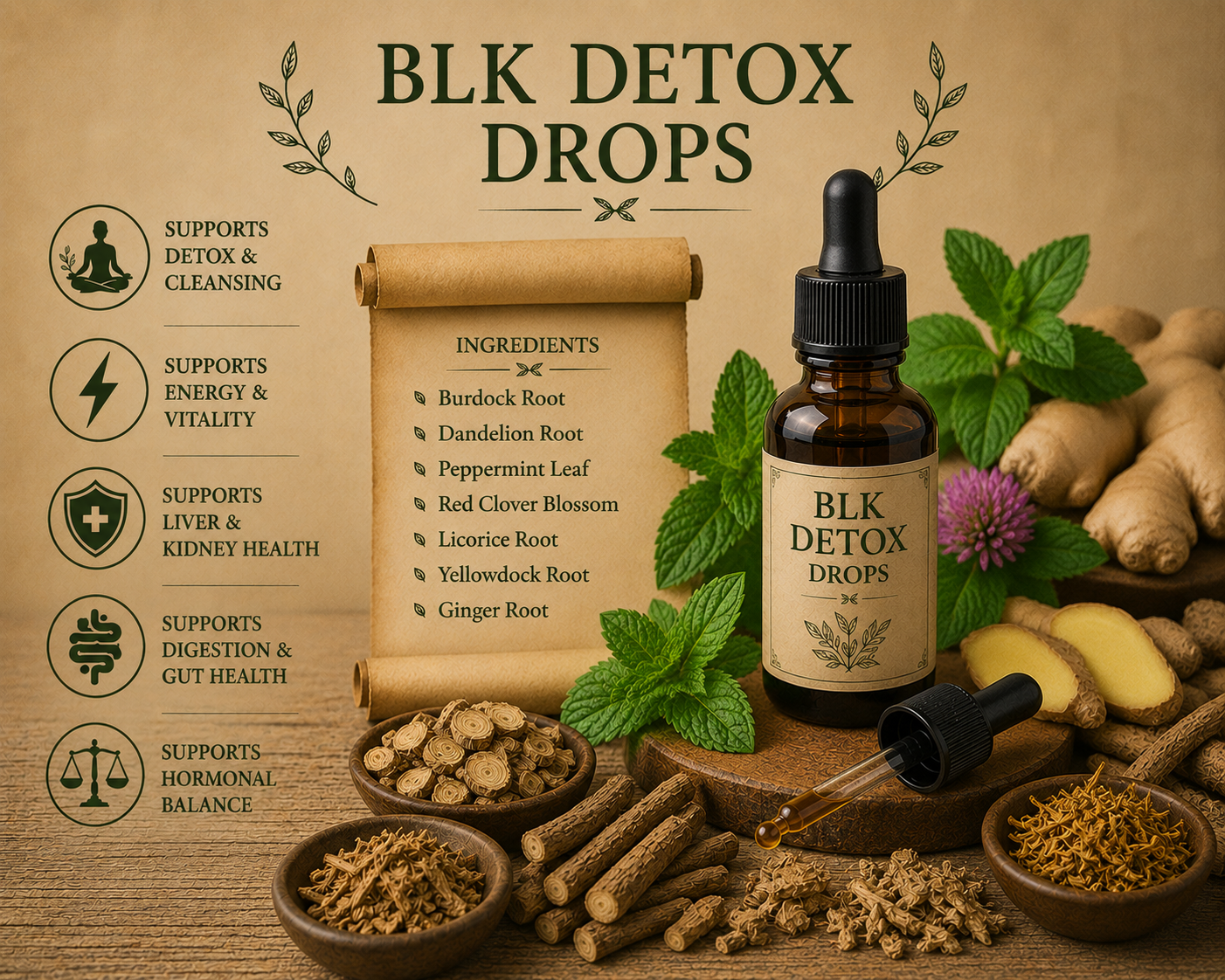BLK Detox Drops