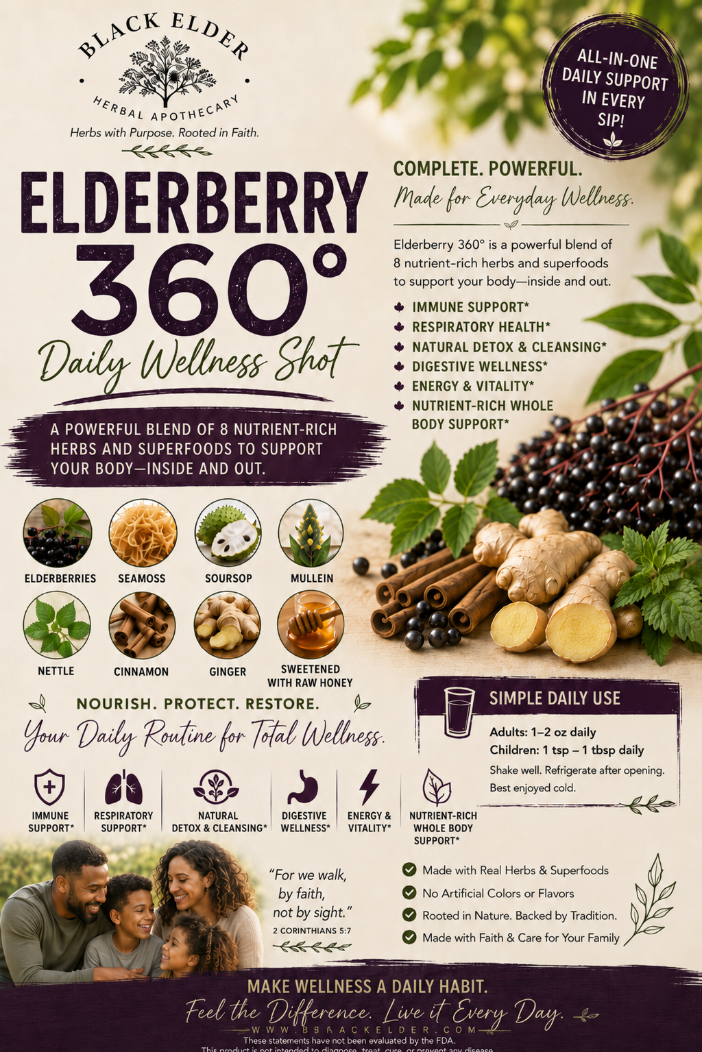 Elderberry Syrup 360°