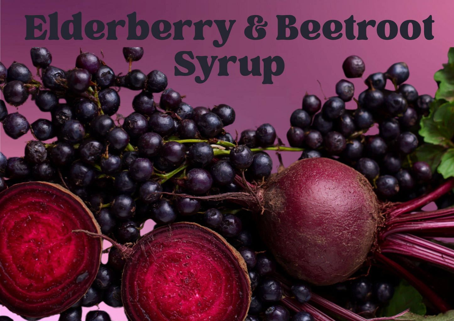 Elderberry Syrup w/Beetroot