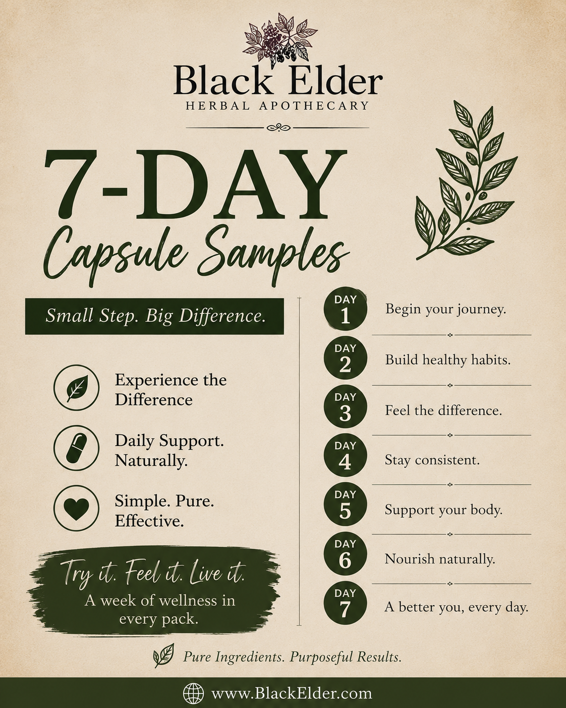 7 Day Capsule Sample