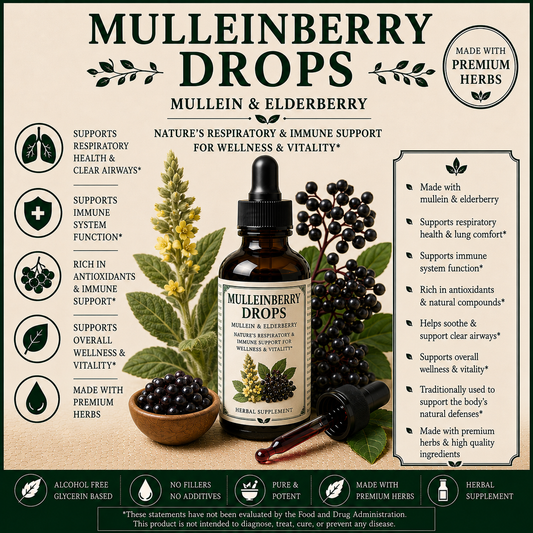 MulleinBerry Drops