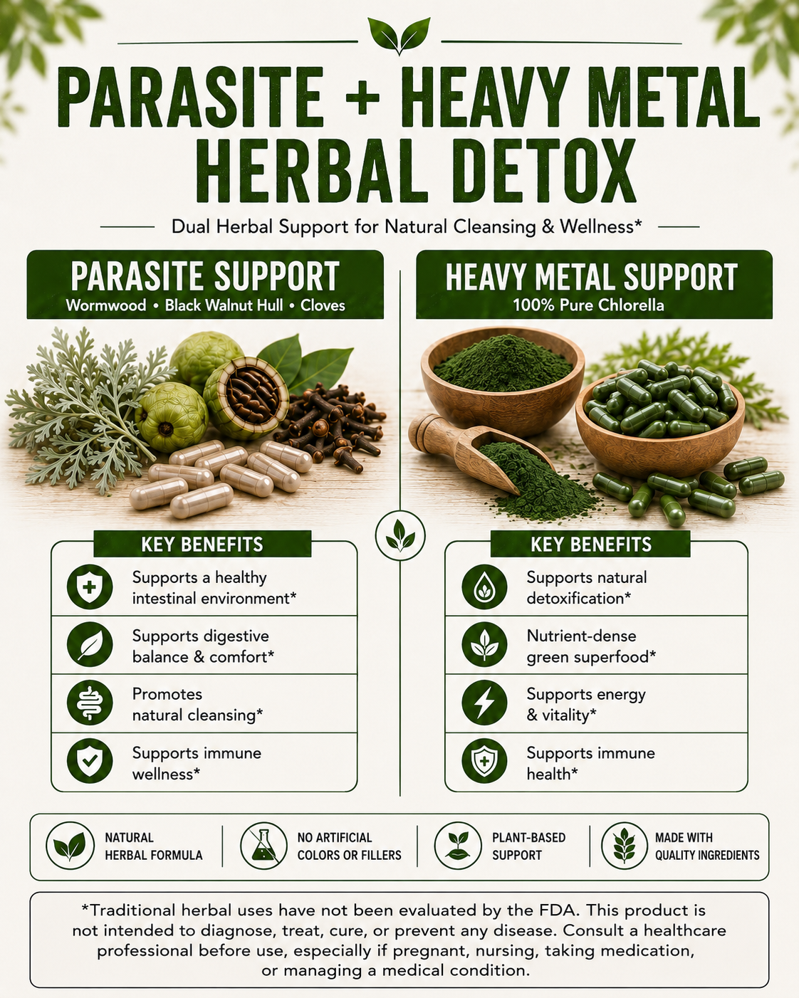 Parasite + Heavy Metal Herbal Detox