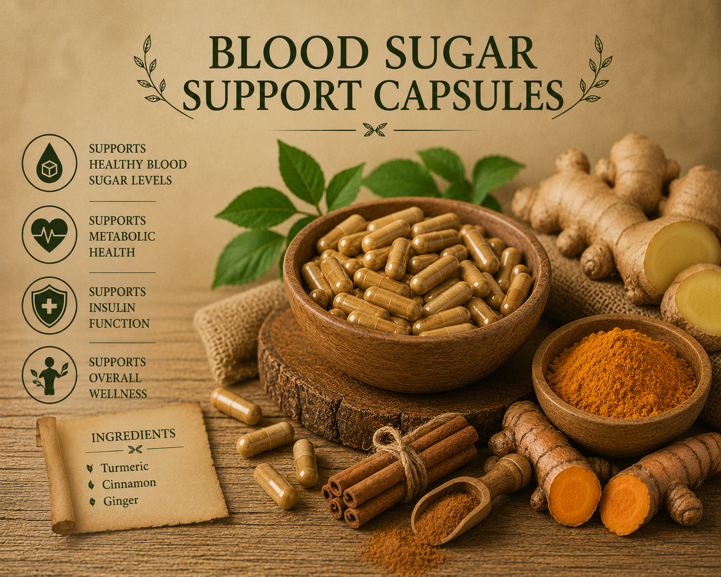 Blood Sugar Support Capsules