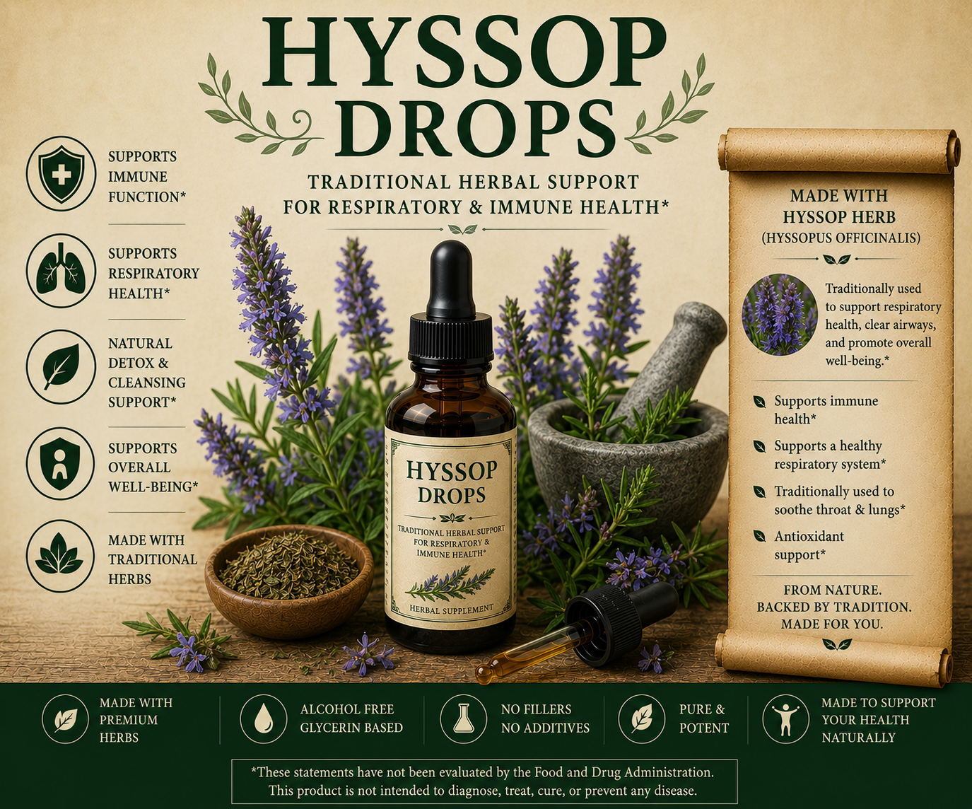 Hyssop Drops-Respiratory System