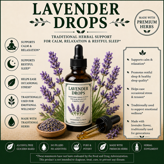 Lavender Elderberry Drops-Nervous System