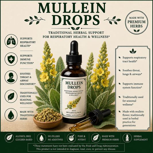 Mullein Drops-Respiratory Care