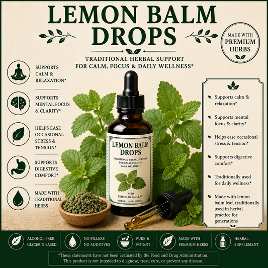 Lemon Balm Drops-Nervous System