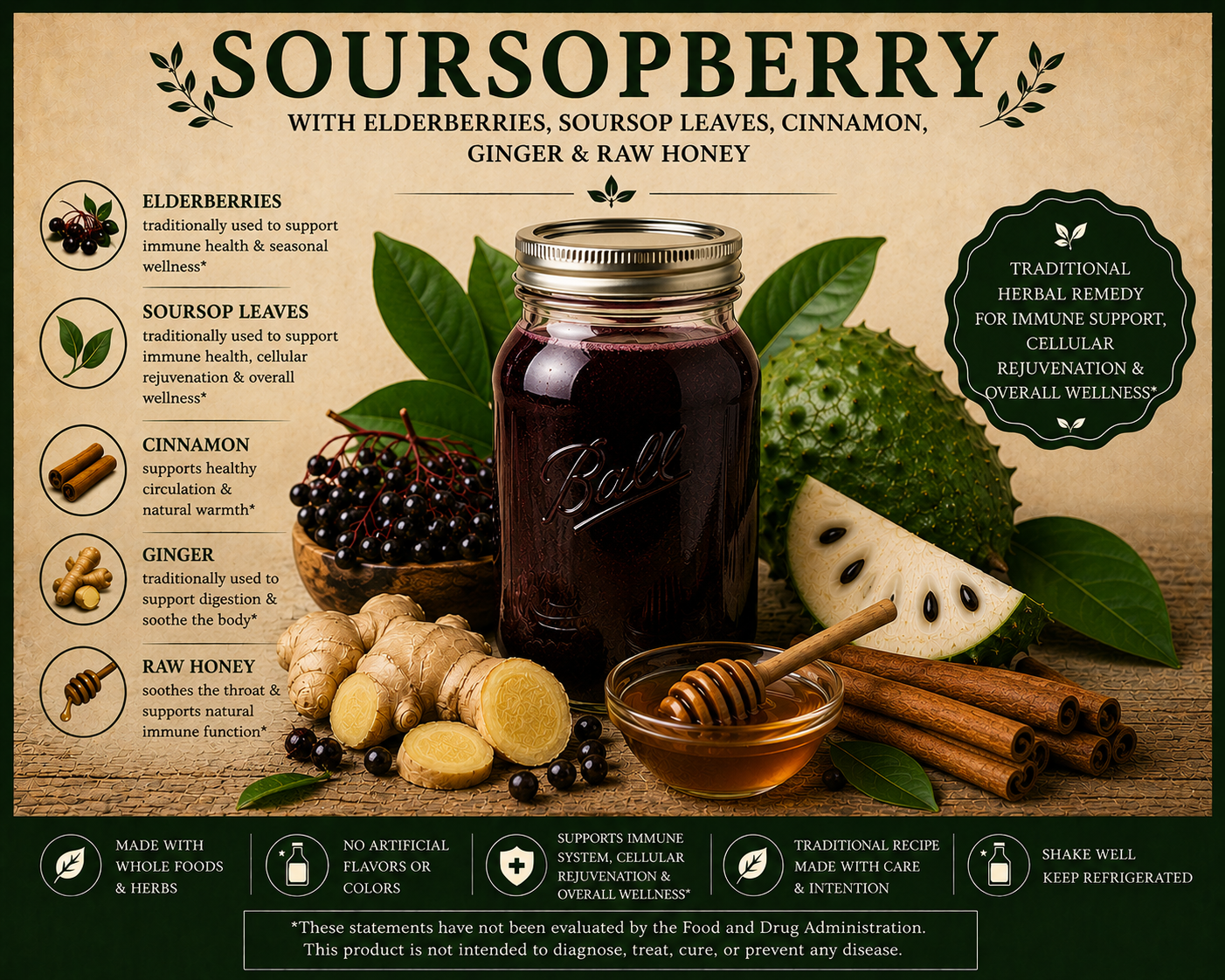 SoursopBerry Syrup