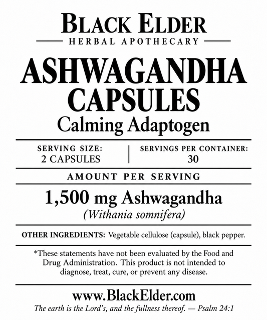Ashwaganda Capsules-Stress Relief