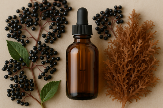 make backgournd elderberry and irish seamoss
