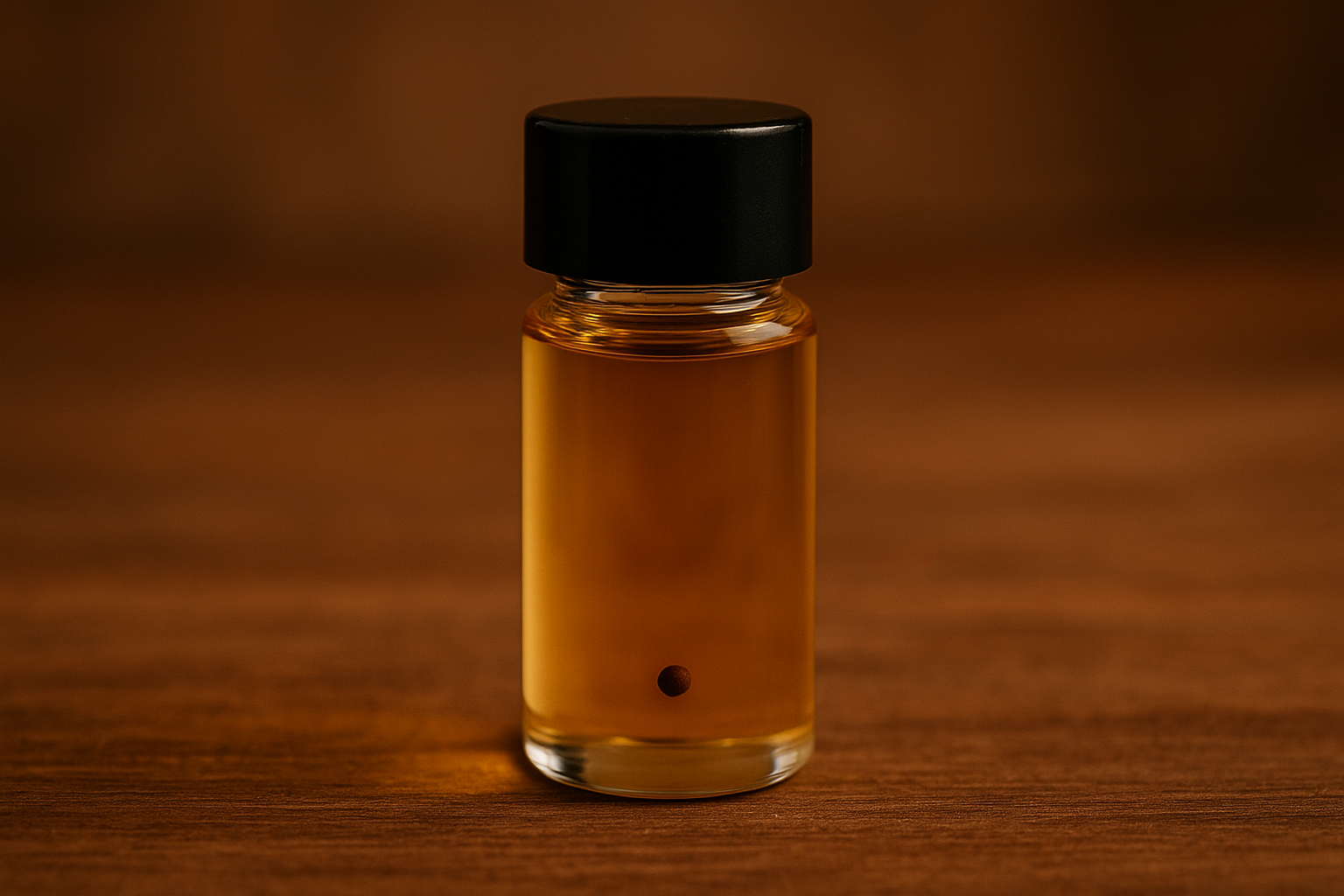 PUT in vial WITH A BLACK CAP WITH ONE MUSTARD SEED
