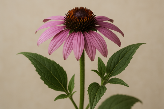 realistic echinacea herb